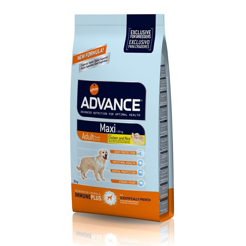 Advance Dog Maxi Adult Büyük Irk Yetişkin Köpek Maması 14 kg + 4 Kg